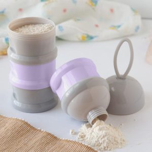 Dosificador leche en polvo torre malva Kiokids