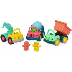 Wonder Wheels Set 3 Mini Camiones de B.Toys