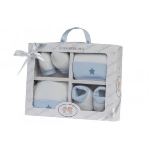 Caja regalo bebé 4 piezas Estrella-10591-Gamberritos