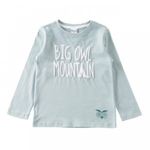 Camiseta big owl mountain con detalle de cara buho algodón 100% – Newness – JBI67279