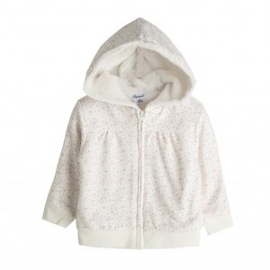 Chaqueta con forro felpa estampado estrellas-ALM-BGI06581