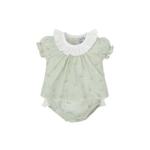 Conjunto ranita volantes+ camiseta Alegría-40238-Babidu