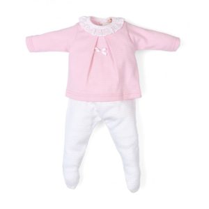 Conjunto largo algodón topitos Tony Bambino