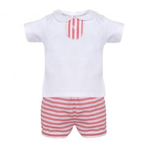 Conjuntos 2 piezas bebe niño ( camiseta + pantalon corto ) MN8557-Minhon