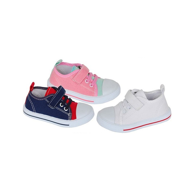 Lonetas estilo «converse» cierre velcro con cordones