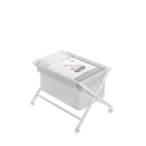 Minicuna +textil madera modelo Pirata-Interbaby