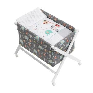 Minicuna +textil modelo jungla-Interbaby