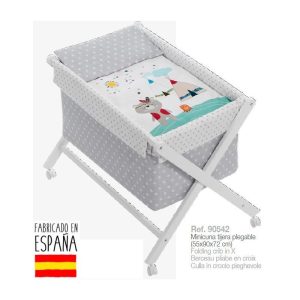 Minicuna tijera madera blanca Indio