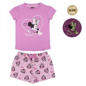 Pijama Corto Brilla en la Oscuridad Minnie