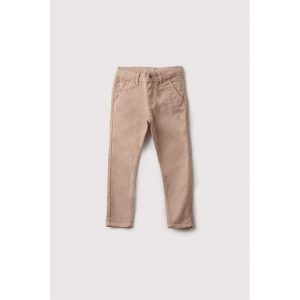 Pantalon largo niño liso color leña Street Monkey