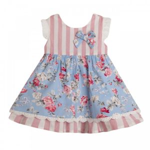 Vestido de fiesta con braguita con detalles de flores-ALM-BGV90509-Newness